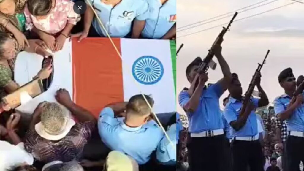 तिरंगे में लिपटकर गांव पहुंचे शहीद जितेंद्र शर्मा, अंतिम दर्शन को उमड़ा जनसैलाब, नम आंखों से दी विदाई Martyr Shaheed Jitendra Sharma