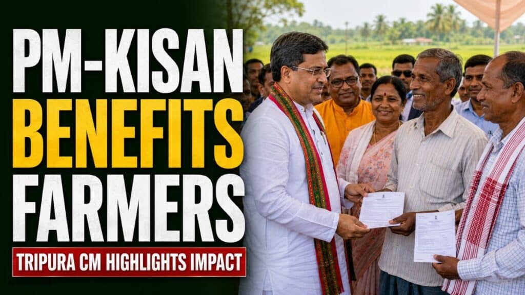 PM-KISAN योजना से त्रिपुरा के किसानों को मिला बड़ा लाभ, बोले मुख्यमंत्री माणिक साहा PM Kisan 1