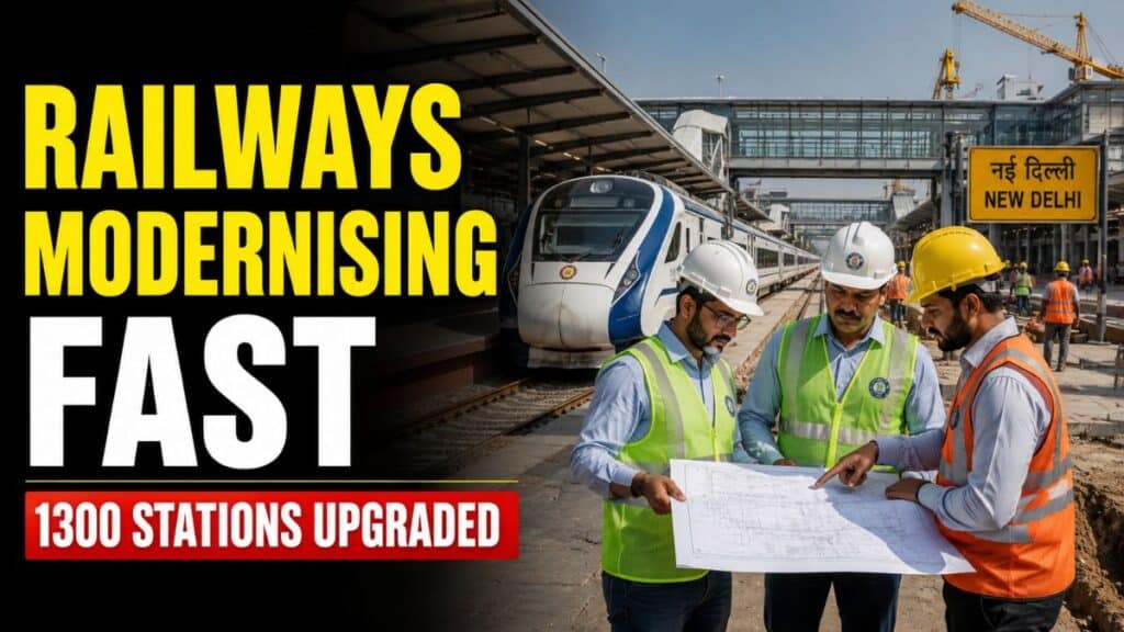 भारतीय रेलवे का आधुनिकीकरण तेज गति से जारी, राजस्थान सीमा क्षेत्र में नए रेल नेटवर्क पर काम: अश्विनी वैष्णव Railway MOdernization