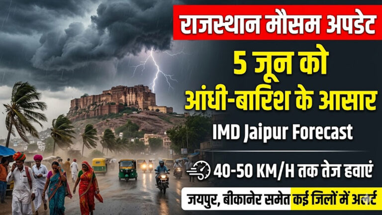 IMD Jaipur Weather Forecast 5-7 June Rajasthan