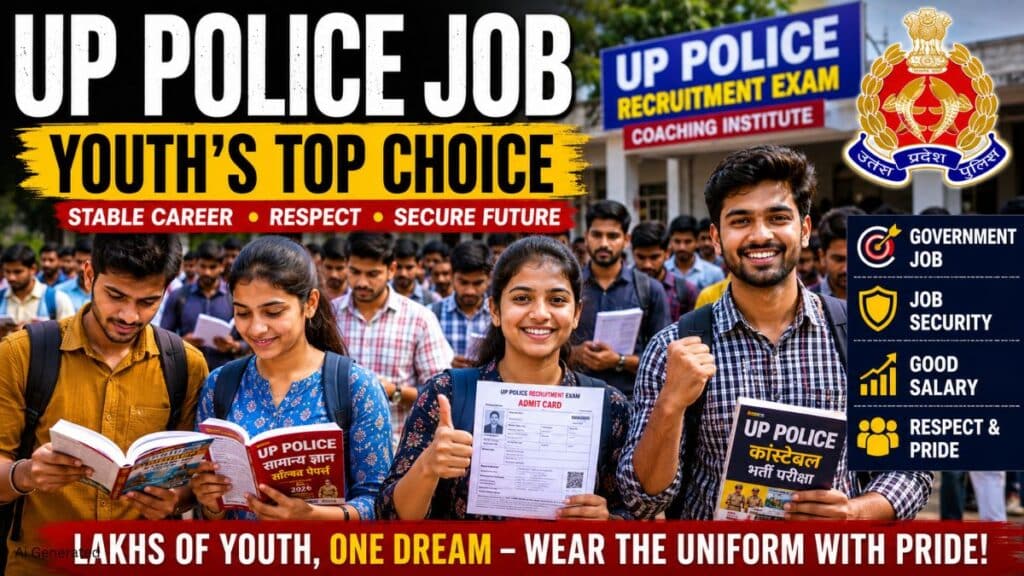 UP Police Constable की नौकरी युवाओं की पहली पसंद क्यों बन रही है? जानिए क्या बदल रहा है उत्तर प्रदेश में UP Police Constable