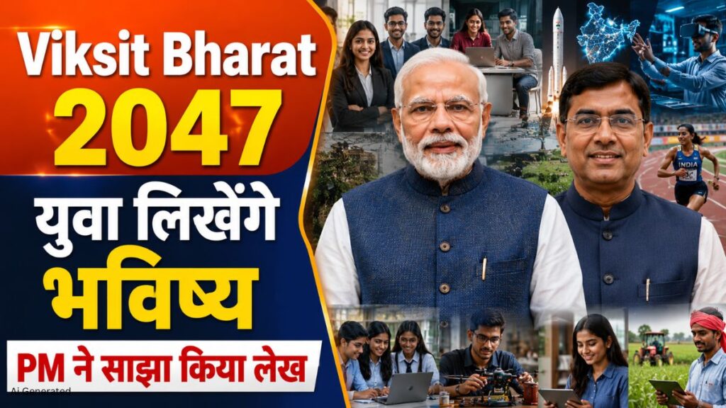 Viksit Bharat 2047 की नींव युवा शक्ति पर. PM मोदी ने साझा किया केंद्रीय मंत्री मनसुख मंडाविया का लेख Viksit Bharat 2047