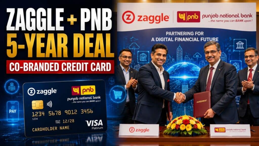 Zaggle और PNB के बीच 5 साल की साझेदारी, लॉन्च होगा को-ब्रांडेड रिटेल क्रेडिट कार्ड Zaggle Pnb Credit Card