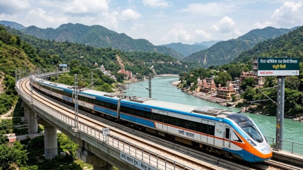 Namo Bharat Train: मेरठ से ऋषिकेश तक दौड़ेगी हाई स्पीड नमो भारत ट्रेन, 150 किमी विस्तार को मिली मंजूरी मेरठ से ऋषिकेश तक प्रस्तावित नमो भारत RRTS ट्रेन कॉरिडोर का रूट मैप