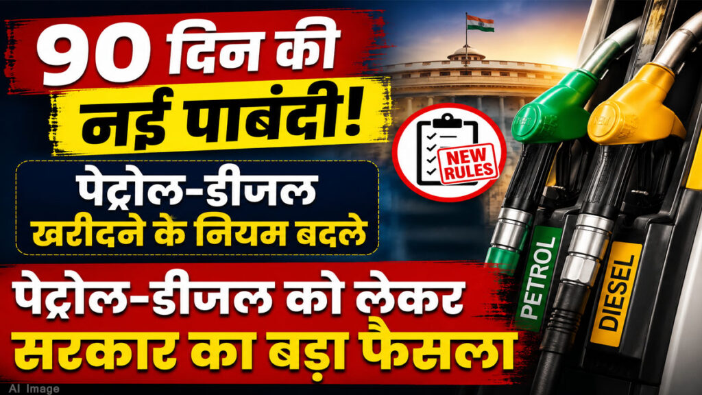 पेट्रोल-डीजल को लेकर सरकार का बड़ा फैसला, 90 दिन तक इन ग्राहकों पर रहेगी रोक petrol diesel new rules.jpg