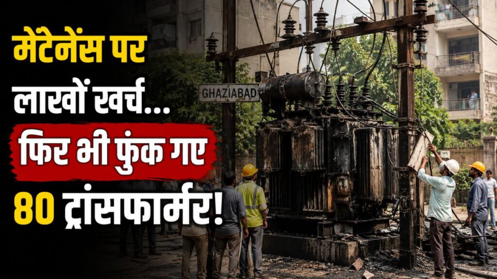 लाखों रुपये खर्च हुए, फिर भी 80 ट्रांसफार्मर हो गए खराब! गाजियाबाद की बिजली व्यवस्था पर खड़े हुए सवाल ट्रांसफार्मर