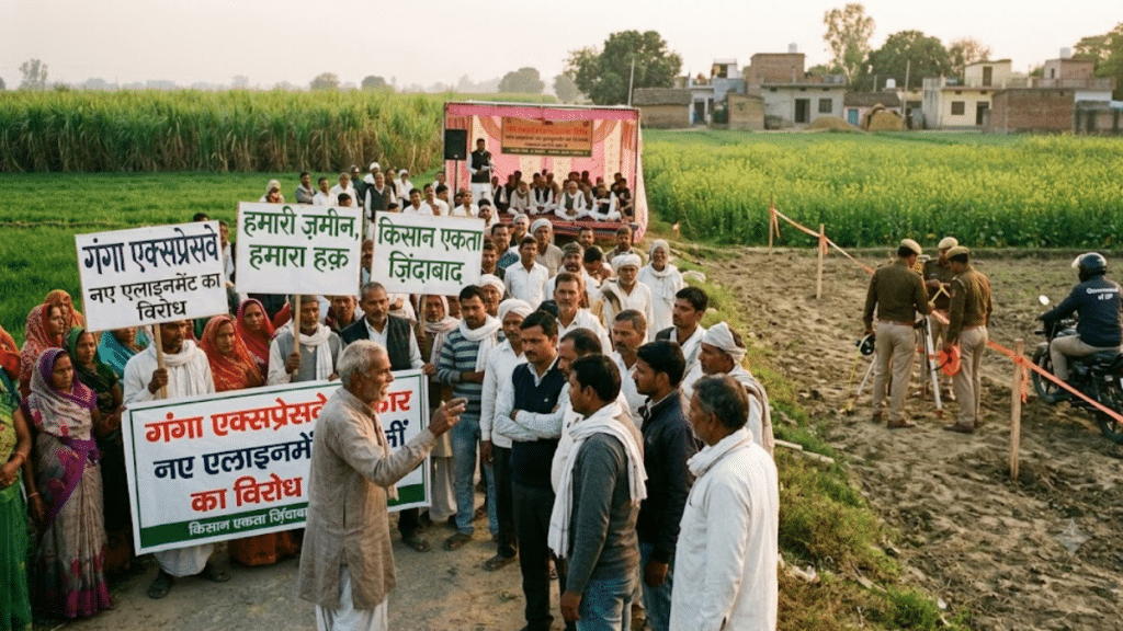 अमरोहा-हरिद्वार गंगा एक्सप्रेसवे, भूमि अधिग्रहण की तैयारी तेज, 62 गांवों के 800 से अधिक किसानों पर पड़ेगा असर Amroha Haridwar Ganga Expressway