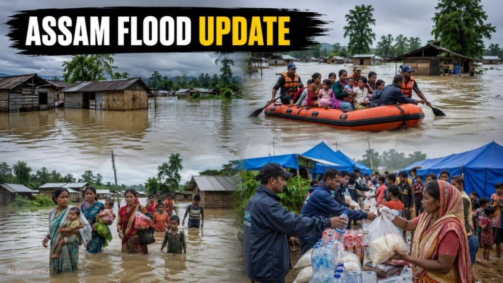 असम बाढ़: हालात में मामूली सुधार, लेकिन 66 लोगों की मौत; 6.54 लाख से अधिक लोग अब भी प्रभावित Assam Flood Update