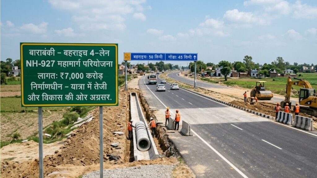 लखनऊ से बहराइच का सफर अब सिर्फ 1.5 घंटे में, ₹7000 करोड़ की लागत से बनेगा 4-लेन हाईवे, टेंडर हुआ फाइनल Barabanki–Bahraich National Highway