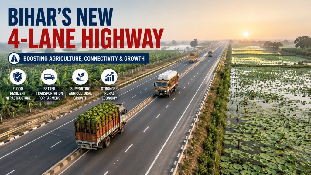 ₹3,936 करोड़ की नई हाईवे परियोजना से बदलेगी बिहार की तस्वीर, केला और मखाना किसानों को मिलेगा बड़ा फायदा Bihar-Highway