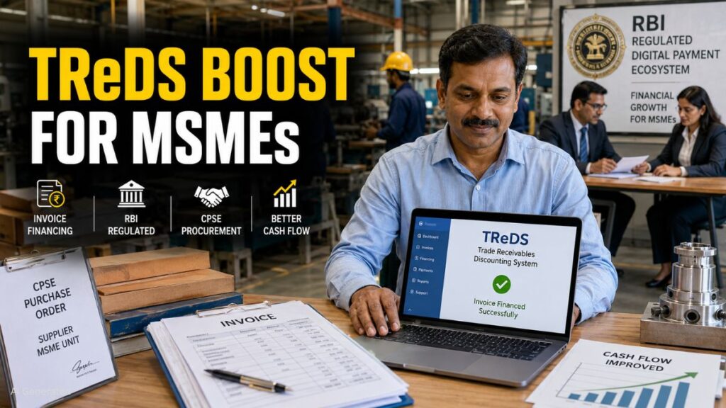 MSME को समय पर मिलेगा भुगतान, सरकार ने CPSE के लिए TReDS प्लेटफॉर्म से बिल भुगतान किया अनिवार्य CPSE