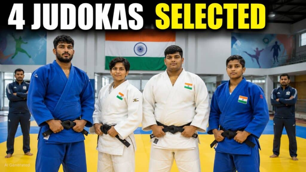 कॉमनवेल्थ गेम्स 2026 के लिए SAI भोपाल के चार जुडो खिलाड़ियों का भारतीय टीम में चयन, ग्लासगो में दिखाएंगे दम Commonwealth Games 2026 Judo India