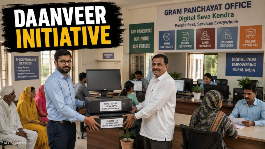 DAANVEER Initiative: ग्राम पंचायतों के डिजिटलीकरण के लिए केंद्र सरकार ने शुरू की ‘दानवीर’ पहल, नागरिक भी कर सकेंगे योगदान Danveer Initiative