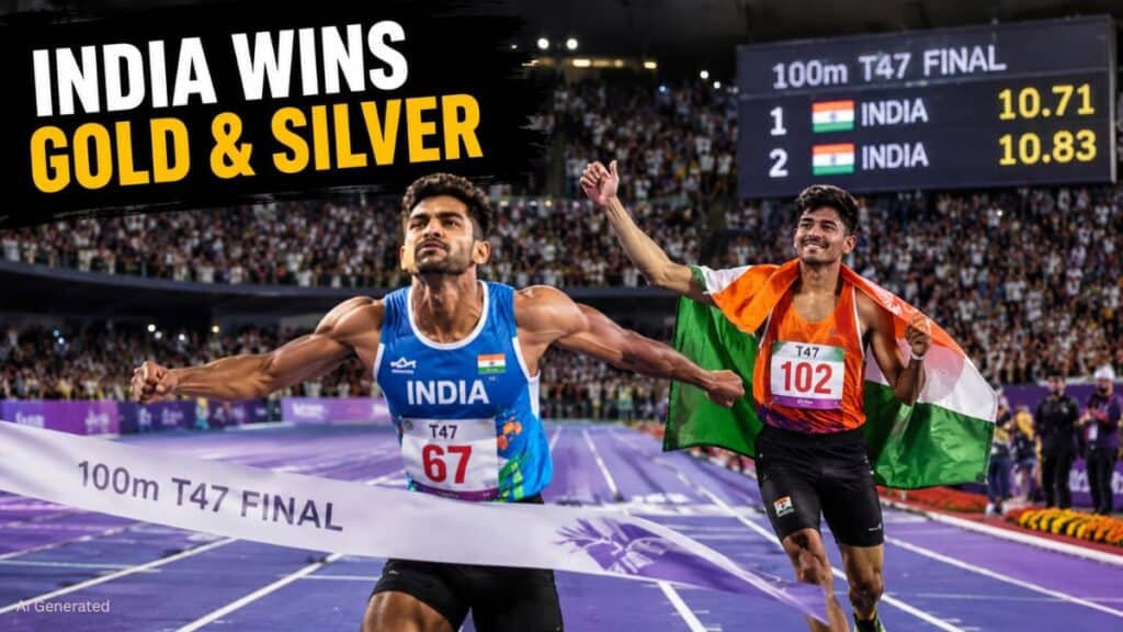 Commonwealth Games 2026: पैरा एथलेटिक्स में भारत का ऐतिहासिक प्रदर्शन, दिलीप गावित ने जीता गोल्ड, मोहम्मद बासिल ने हासिल किया सिल्वर Dilip Gavit Commonwealth Games 2026