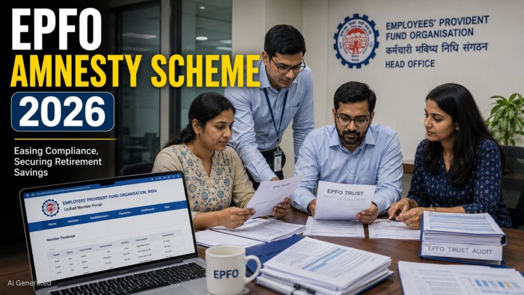 EPFO Amnesty Scheme 2026: PF ट्रस्ट चलाने वाले संस्थानों के लिए सरकार की बड़ी राहत, 6 महीने तक करें आवेदन EPFO AMNESTY SCHEME 2026