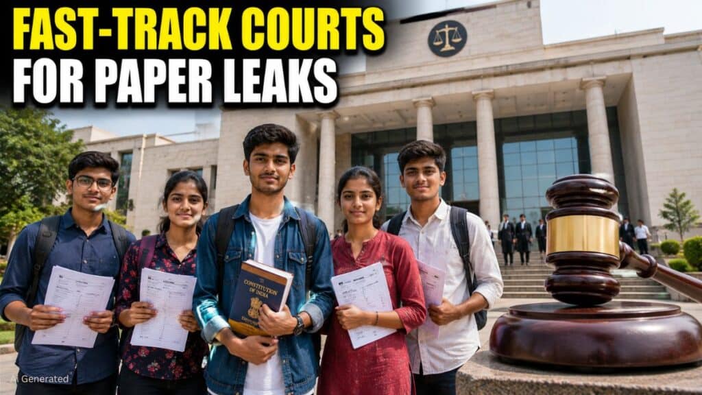 पेपर लीक मामलों में बनेगी फास्ट-ट्रैक कोर्ट, पीएम मोदी का बड़ा ऐलान, कहा- युवाओं के भविष्य से खिलवाड़ करने वालों को नहीं बख्शेंगे FAST-TRACK COURTS FOR PAPER LEAKS