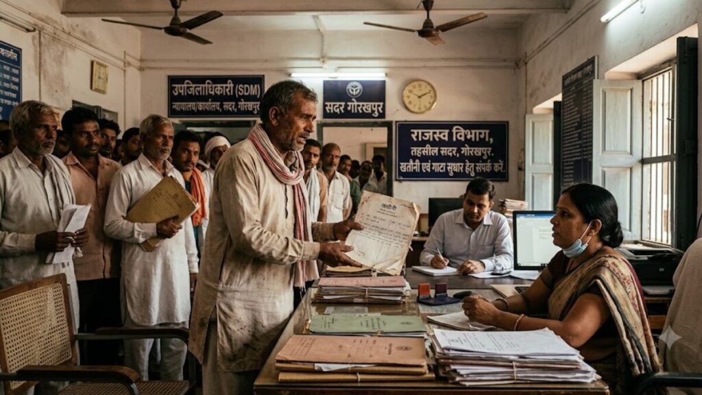 सरकारी कागजातों में ‘जिंदा दफ्न’ हुआ आम आदमी! गोरखपुर तहसील में फाइलों के फेर में उलझीं जिंदगियां Gorakhpur Revenue Department