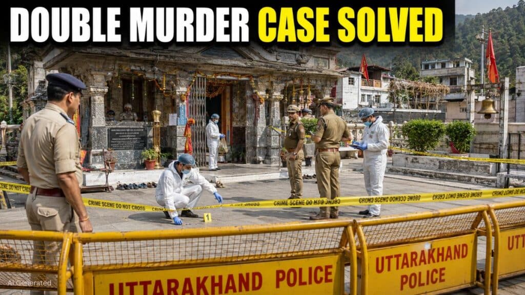 हरिद्वार डबल मर्डर केस का खुलासा, मंदिर की गद्दी के विवाद में दो साधुओं की हत्या, तीन आरोपी गिरफ्तार Haridwar Double murder case