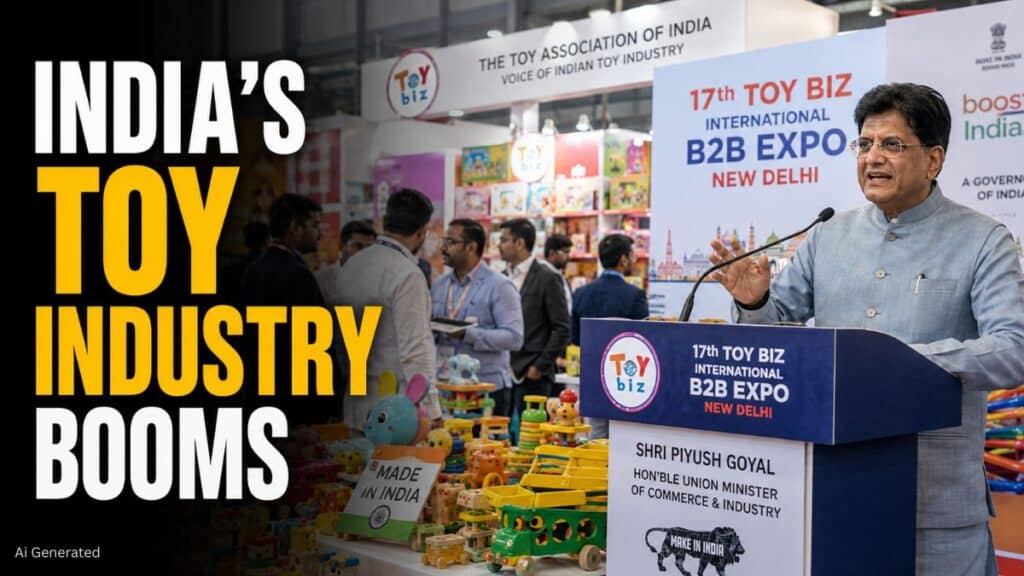 पीयूष गोयल बोले- भारत बनेगा ग्लोबल टॉय हब, Made in India खिलौनों की बढ़ी हिस्सेदारी INDIA'S TOY INDUSTRY BOOMS