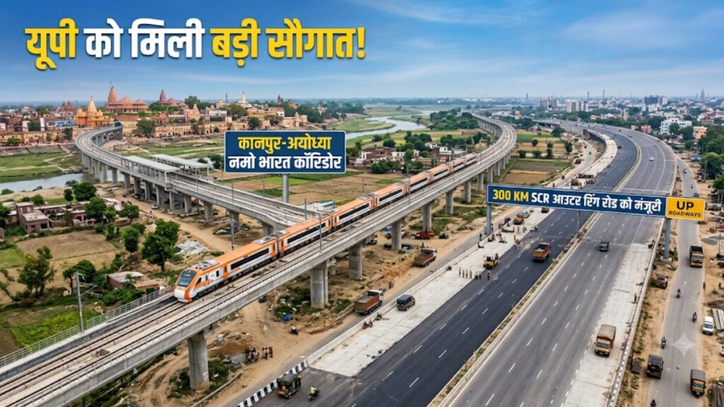 यूपी को मिली बड़ी सौगात! कानपुर-अयोध्या नमो भारत कॉरिडोर और 300 KM SCR आउटर रिंग रोड को मंजूरी _Kanpur-Ayodhya Namo Bharat Corridor