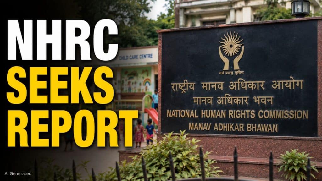 बेंगलुरु के क्रेच में बच्चों से कथित दुर्व्यवहार पर NHRC सख्त. कर्नाटक सरकार से मांगी रिपोर्ट NHRC