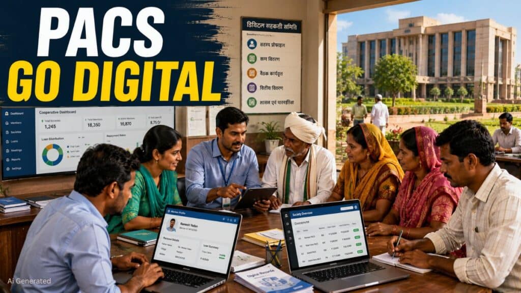 ‘मेरी समिति मेरा पटल’ पहल से PACS की डिजिटल प्रोफाइल तैयार करने पर जोर. लोकसभा में सरकार ने दी जानकारी PACS