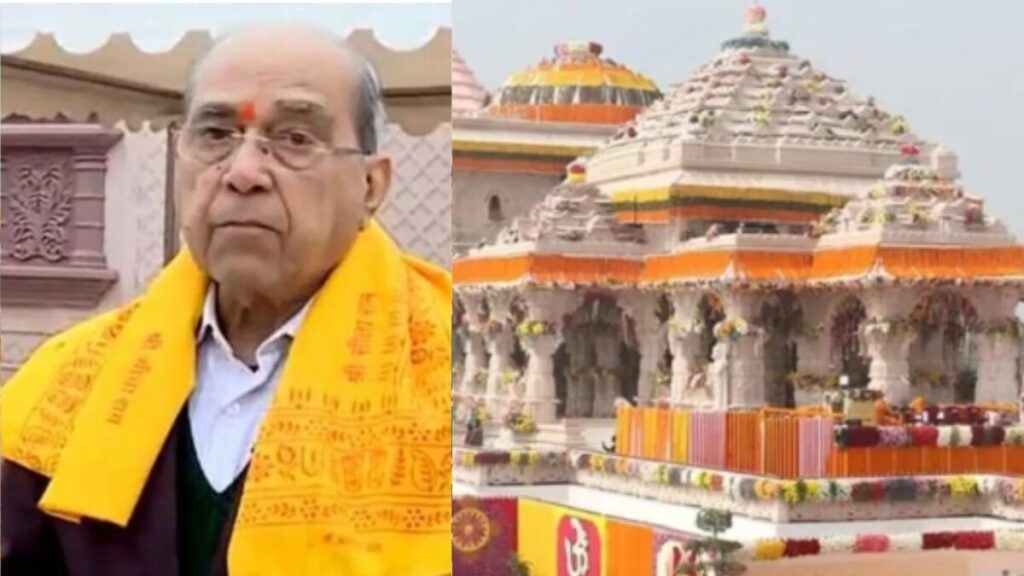 राम मंदिर दान चोरी पर नृपेंद्र मिश्र बोले- यह कलंक, यलो जोन पास विवाद पर FIR की मांग Ram temple donation theft