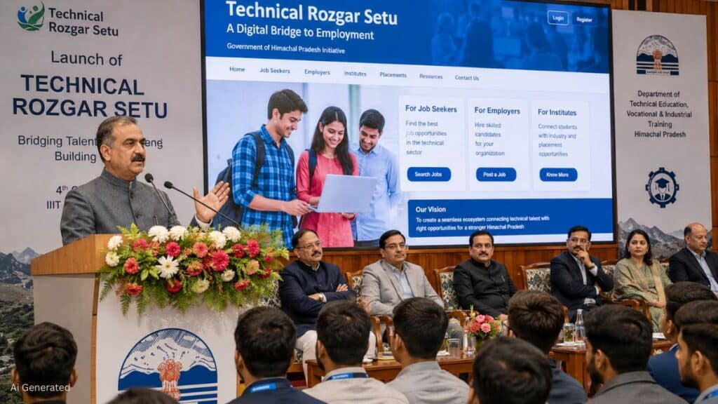 हिमाचल के युवाओं को बड़ा तोहफा, लॉन्च हुआ ‘तकनीकी रोजगार सेतु’ पोर्टल Technical Rozgar Setu