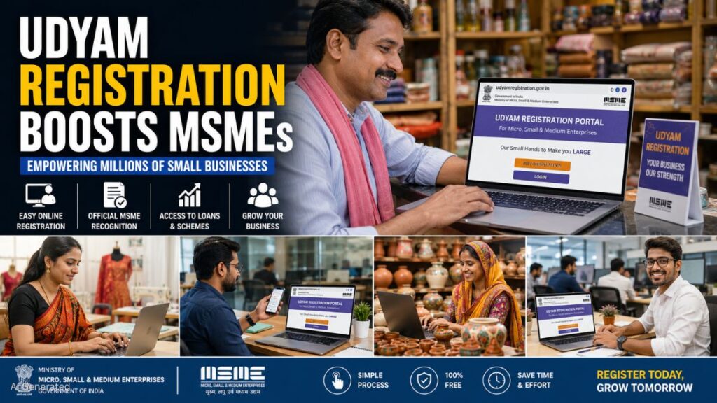Udyam Registration और Udyam Assist से MSME सेक्टर को मिली नई ताकत, 8.9 करोड़ से ज्यादा उद्यम हुए पंजीकृत UDYAM REGISTRATION BOOSTS MSMEs