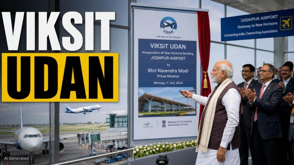 PM Modi ने लॉन्च की Viksit UDAN योजना, Tier-2 और Tier-3 शहरों में हवाई यात्रा को मिलेगा बड़ा बढ़ावा Viksit Udan