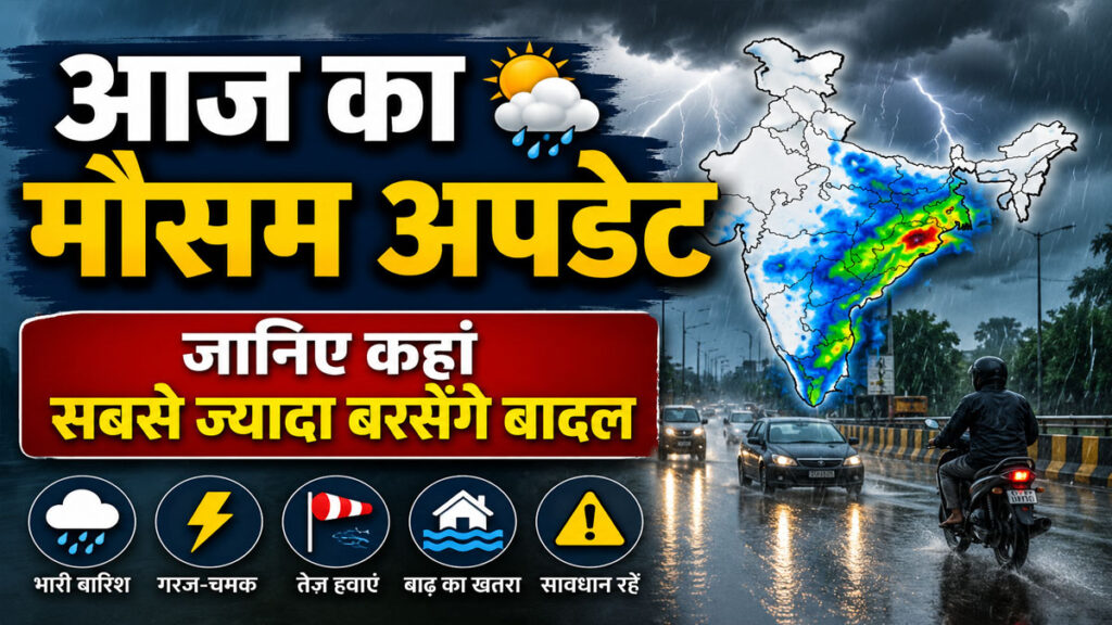 Weather Update 15 July. बंगाल की खाड़ी में बनने वाले सिस्टम से बदलेगा मौसम Weather Update 15 July 2026
