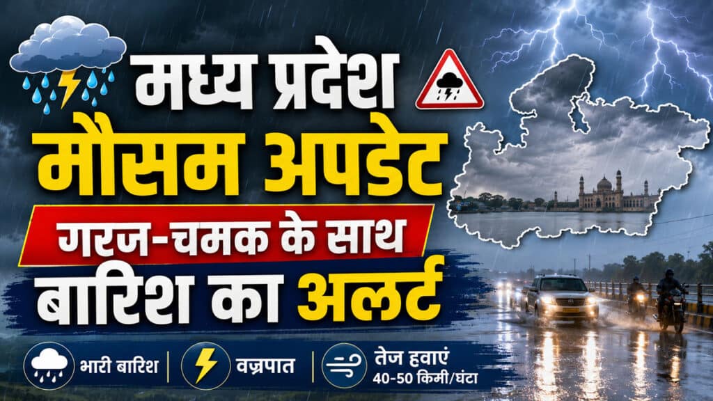 MP Weather Update: मध्य प्रदेश के 7 जिलों में अति भारी बारिश का अलर्ट, IMD ने जारी की चेतावनी MP Weather Update 6 July 2026