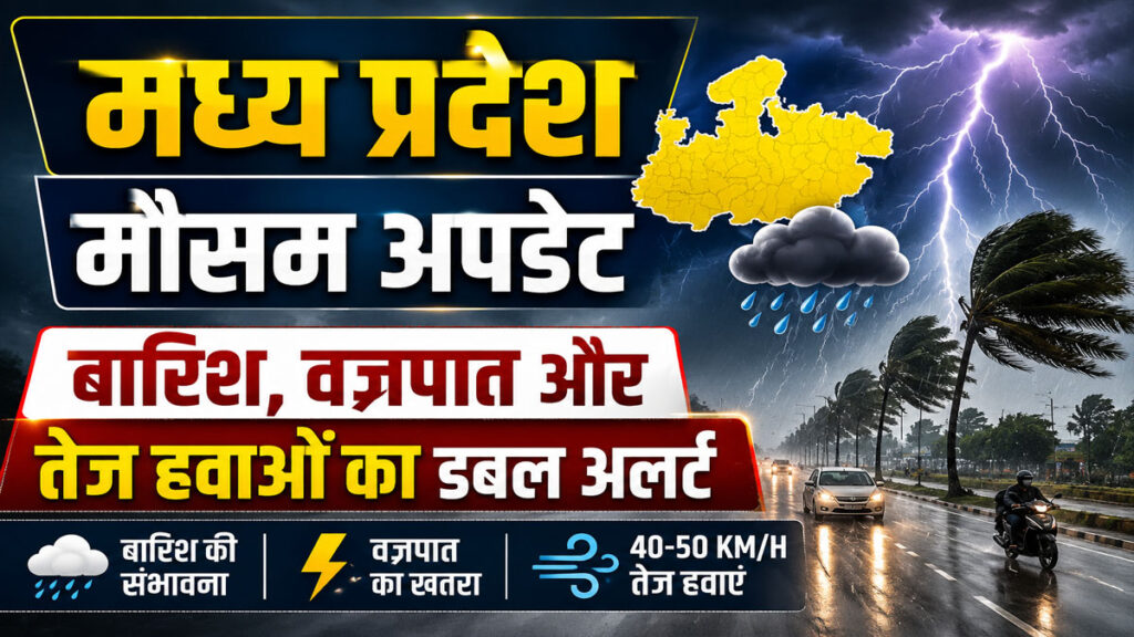 MP Weather Update: मध्य प्रदेश में मानसून हुआ और सक्रिय, कई जिलों में गरज-चमक के साथ बारिश, IMD ने जारी किया अलर्ट MP Weather Update 12 July 2026