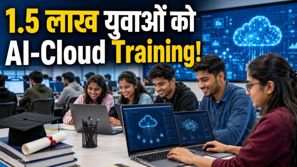 छोटे शहरों के युवाओं के लिए Cloud और AI की बड़ी पहल, 1.5 लाख लोगों को मिलेगा Skilling का मौका AI Cloud