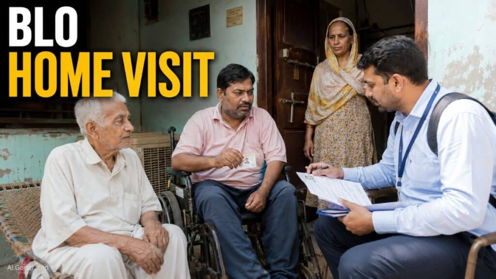 बुजुर्ग और दिव्यांग मतदाताओं के घर जाएंगे BLO, नोटिसों का करेंगे निस्तारण BLO Home Visit