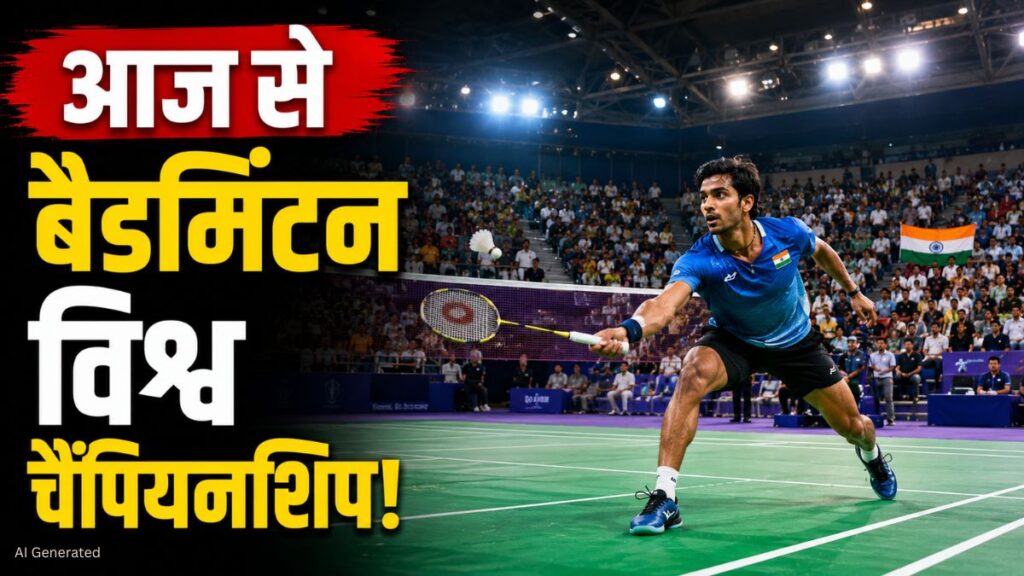 BWF Badminton World Championships 2026 आज से दिल्ली में शुरू, 17 साल बाद भारत कर रहा मेजबानी BWF Badminton World Championships 2026