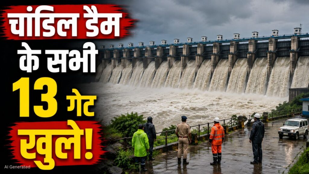 चांडिल डैम का जलस्तर रेड लेवल के पार, सभी 13 रेडियल गेट खोले गए Chandil Dam