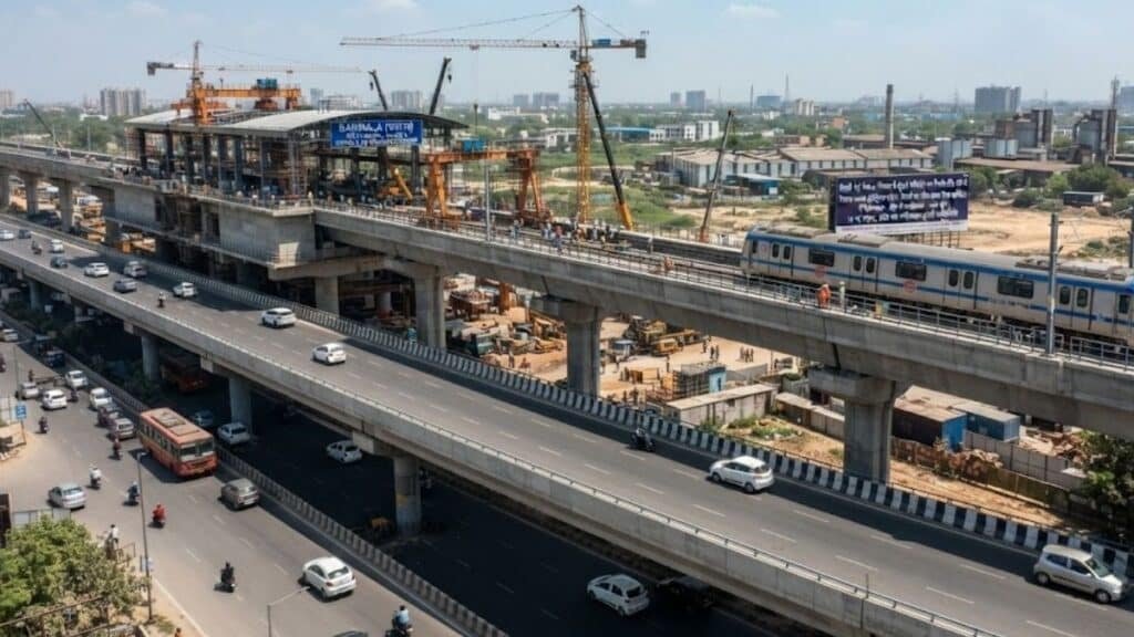 दिल्ली के आसमान में दौड़ेगी मेट्रो, नीचे सड़क पर रफ्तार; रिठाला-कुंडली कॉरिडोर से 2029 में आसान होगा सफर Delhi Metro Phase 4