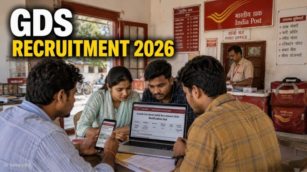 ग्रामीण डाक सेवक भर्ती का नोटिफिकेशन जारी, 25 हजार से ज्यादा पदों पर मौका GDS Recruitment 2026