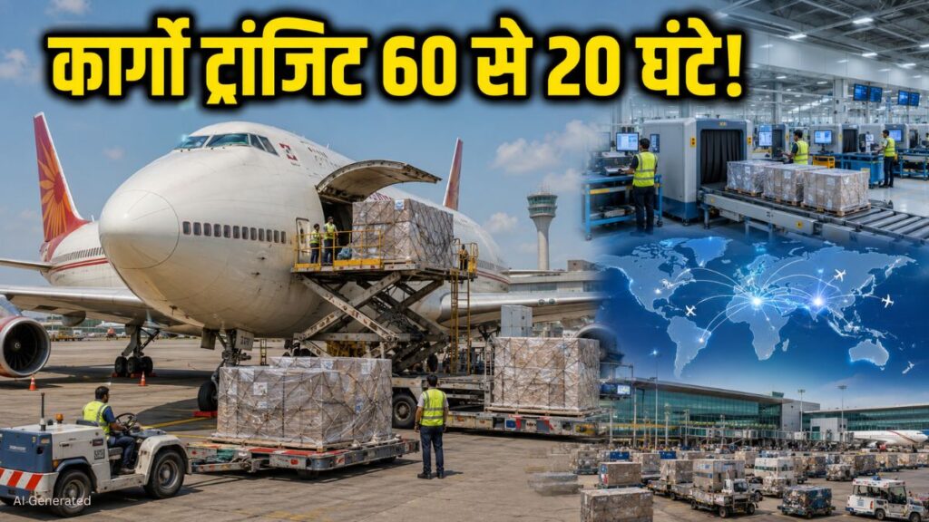 भारत को ग्लोबल कार्गो हब बनाने की तैयारी, ट्रांसशिपमेंट का ट्रांजिट टाइम 60 से घटकर 20 घंटे हुआ Global Cargo