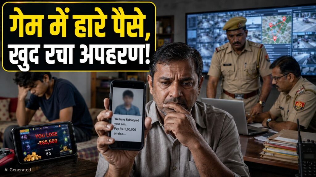 यूपी के गोरखपुर में ऑनलाइन गेमिंग का खतरनाक खेल, कर्ज में डूबे छात्र ने रचा खुद के अपहरण का स्वांग Gorakhpur Online Game Addiction