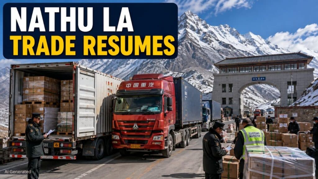 India-China Border Trade Resumes: 6 साल बाद नाथू ला दर्रे से भारत-चीन सीमा व्यापार फिर शुरू, द्विपक्षीय संबंधों में सकारात्मक संकेत India-China Border Trade Resumes