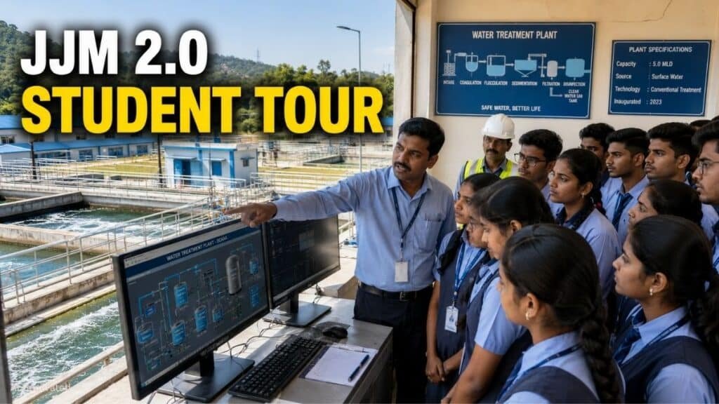 JJM 2.0: हर जिले में छात्रों के लिए Water Tour और Best Practice Study, सितंबर तक पूरा करने का लक्ष्य JJM 2.0 Student Tour