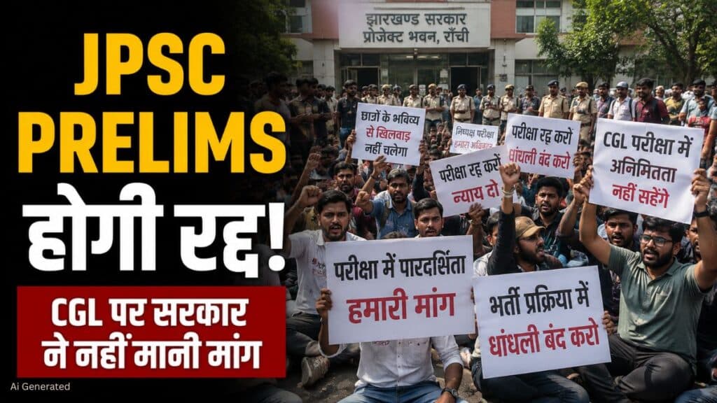 Jharkhand News: JPSC की 14वीं प्रीलिम्स रद्द होगी, CGL कैंसिल करने की मांग नहीं मानी; 3 JPSC सदस्यों ने दिया इस्तीफा Jharkhand JPSC