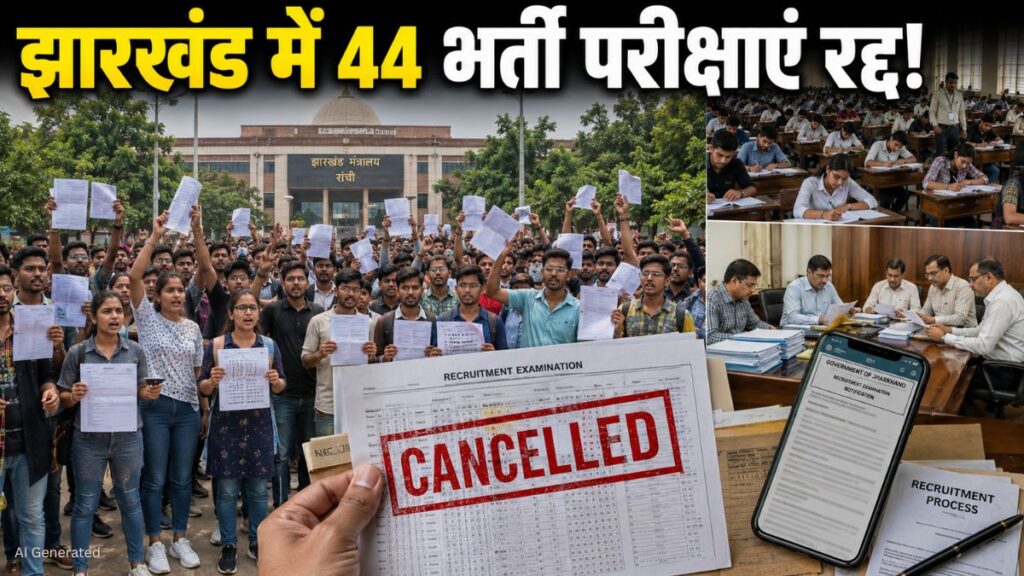 Jharkhand recruitment exams cancelled
