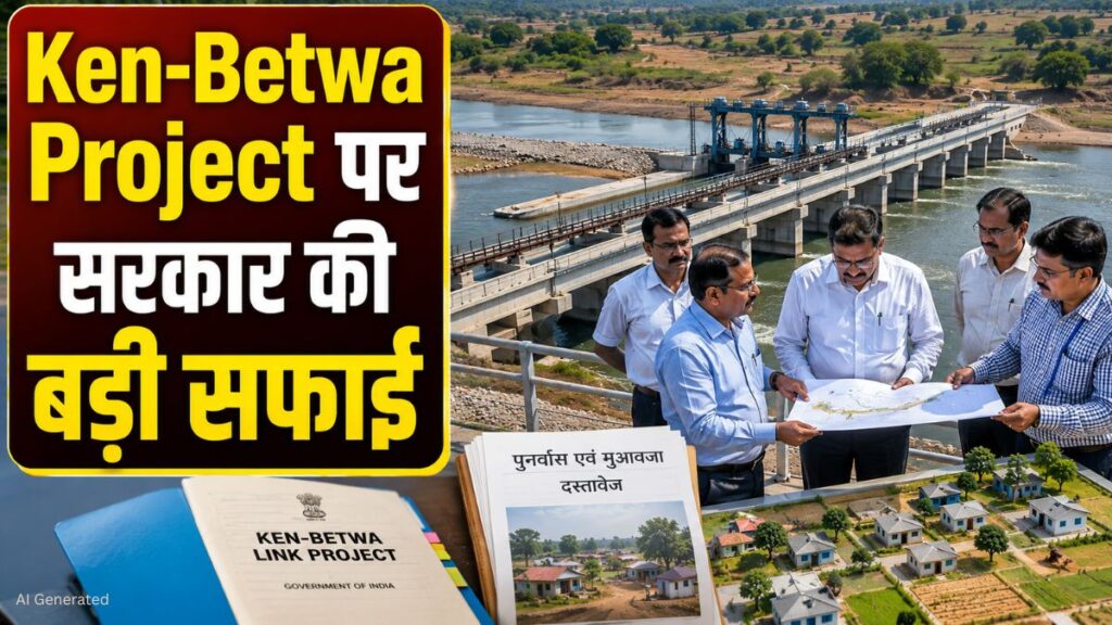 Ken-Betwa Link Project पर सरकार ने दी सफाई, मुआवजे को लेकर दावों को बताया गलत और भ्रामक Ken-Betwa Link Project