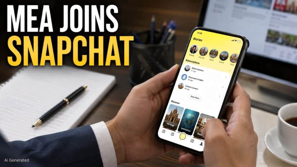 विदेश मंत्रालय अब Snapchat पर भी, MEA ने लॉन्च किया आधिकारिक अकाउंट, यूजर्स से जुड़ने की अपील MEA on Snapchat