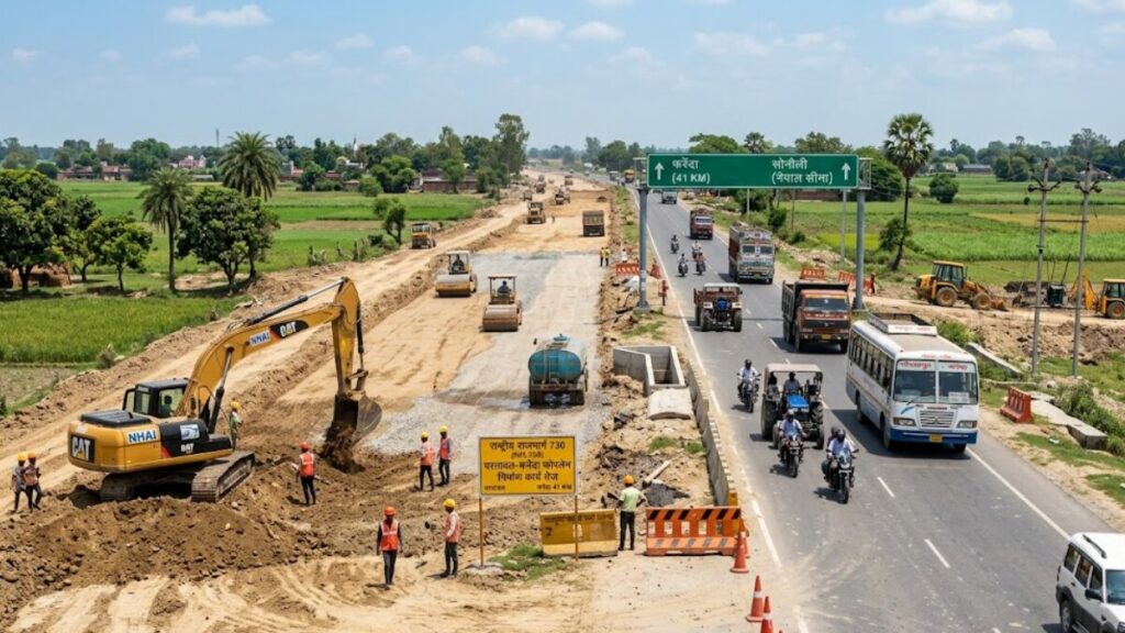 Maharajganj News: परतावल-फरेंदा फोरलेन की राह साफ, 48 गांवों की जमीन होगी अधिग्रहित; नेपाल जाने वालों को भी बड़ा फायदा Maharajganj four-lane project