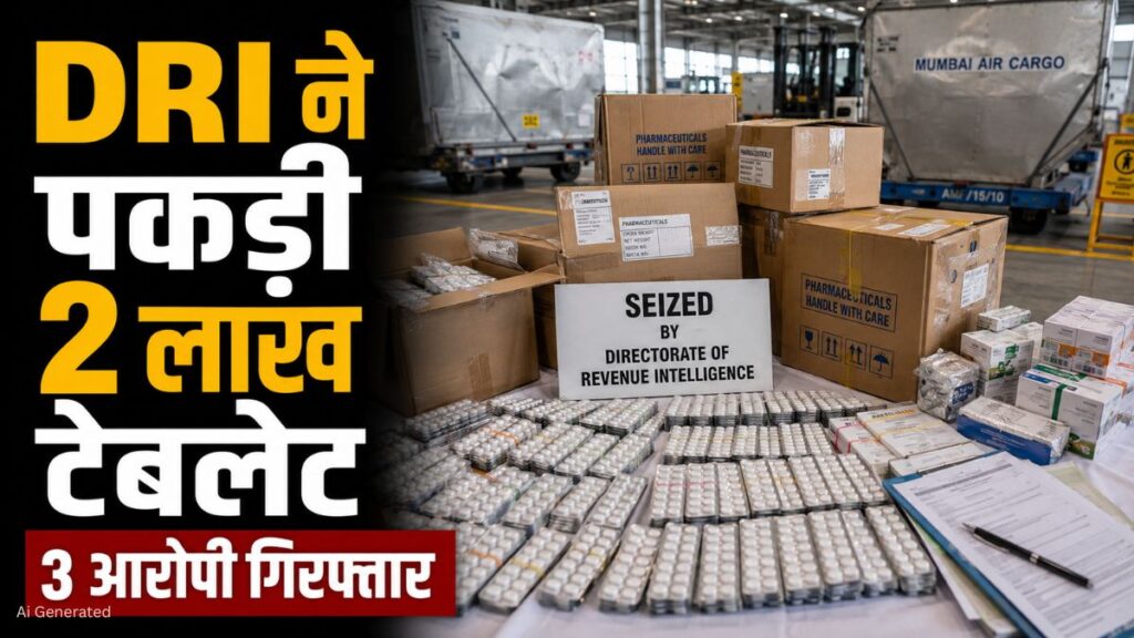 Maharashtra Drug Raid: DRI ने पकड़ी अवैध दवा फैक्ट्री, 2 लाख Tramadol-Tapentadol टैबलेट जब्त, 3 गिरफ्तार Maharashtra Drug Raid