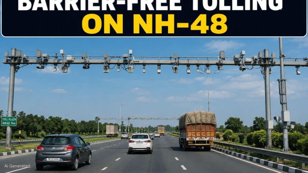 NHAI MLFF Tolling: दिल्ली-जयपुर हाईवे पर सफर हुआ पूरी तरह बैरियर फ्री, शाहजहांपुर टोल प्लाजा पर शुरू हुई नई टोल प्रणाली NHAI MLFF Tolling